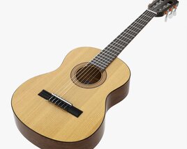Classic Acoustic Guitar 01 Modèle 3D