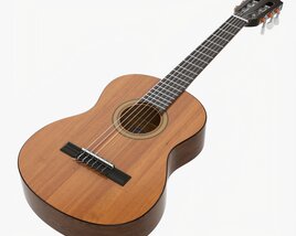 Classic Acoustic Guitar 02 3D模型