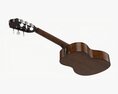 Classic Acoustic Guitar 02 3d model