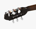 Classic Acoustic Guitar 02 3d model