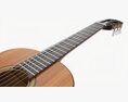 Classic Acoustic Guitar 02 Modello 3D