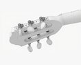 Classic Acoustic Guitar 02 3Dモデル