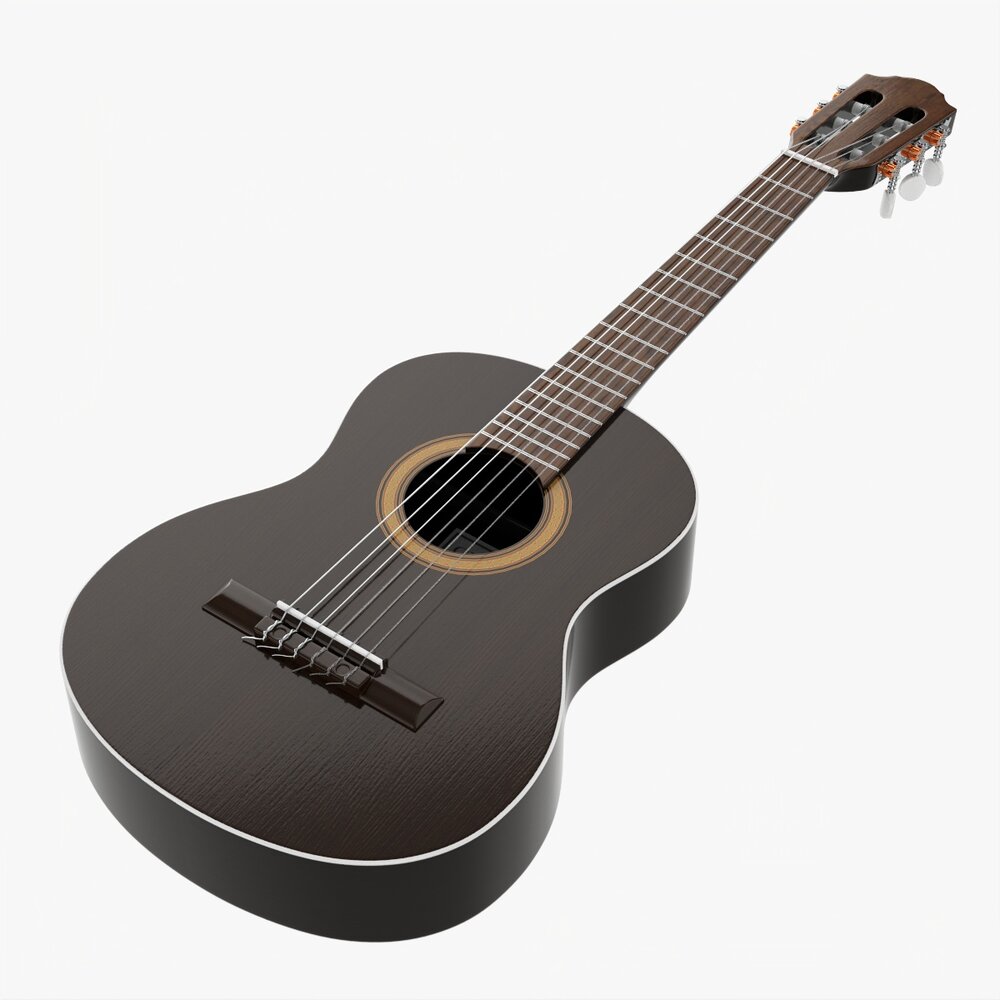 Classic Acoustic Guitar 03 Modèle 3D