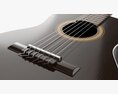 Classic Acoustic Guitar 03 3d model