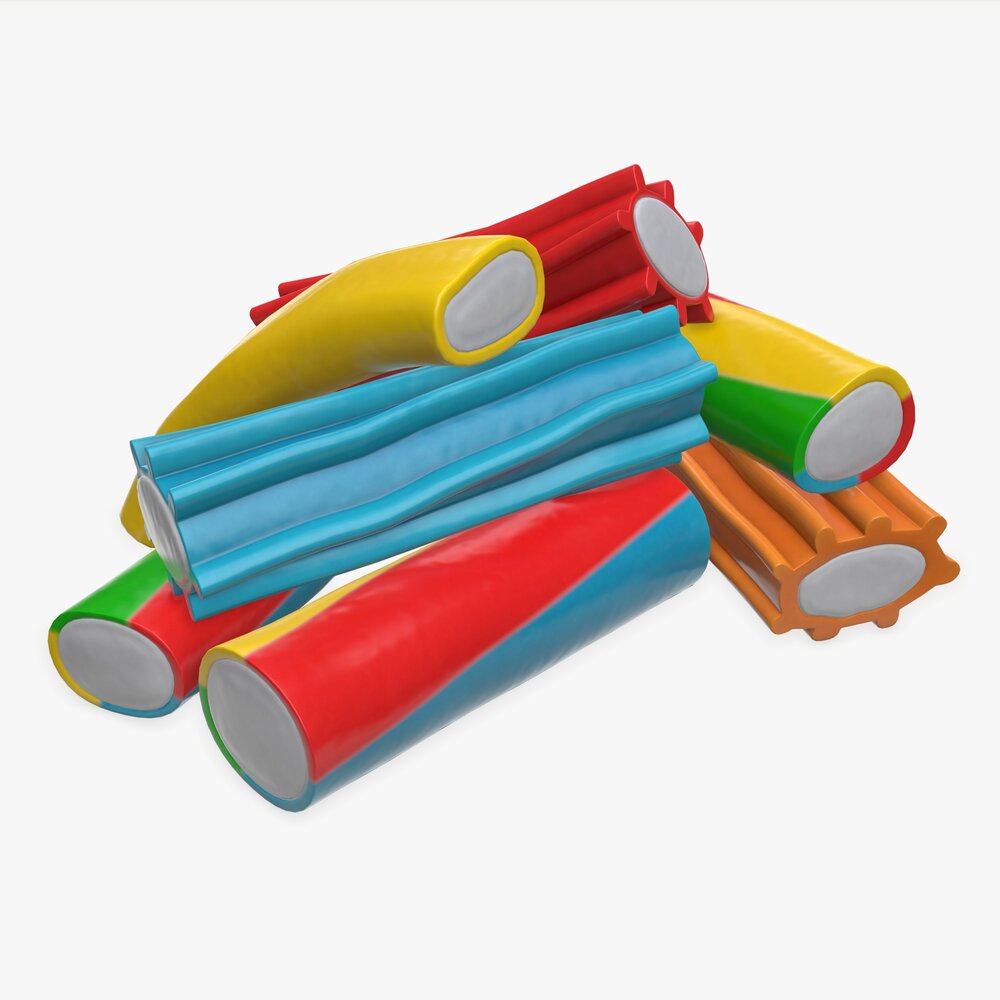 Colorful Jelly Candies Modèle 3D