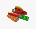 Colorful Jelly Candies Modello 3D