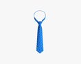 Classic Necktie 02 Blue Modelo 3D
