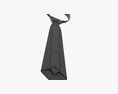 Classic Necktie 03 Black 3d model