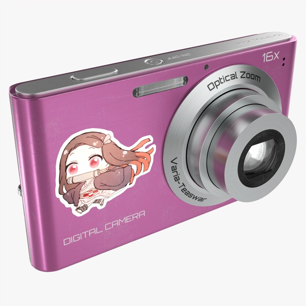 Compact Digital Camera 02 3D-Modell