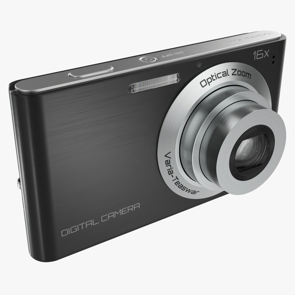 Compact Digital Camera 03 3D 모델 