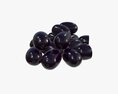 Jambolan Plums Whole And Half Sliced 3Dモデル