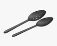 Cooking Spoon 2-Piece Set 3D-Modell