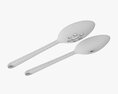 Cooking Spoon 2-Piece Set 3Dモデル