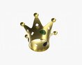 Crown With Colored Stones 3D 모델 