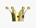 Crown With Colored Stones 3D модель