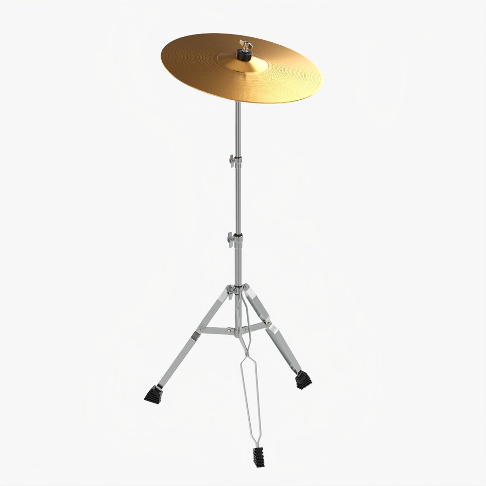 Cymbal On Stand 3D модель
