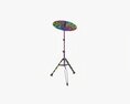 Cymbal On Stand 3d model