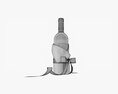 Decorated Wine Bottle Mockup 3D 모델 