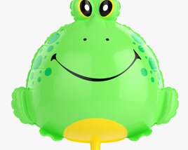 Decoration Foil Balloon 12 Frog 3D模型