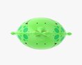 Decoration Foil Balloon 12 Frog 3D-Modell