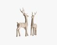 Decorative Christmas Reindeer 3D模型