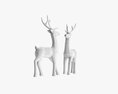 Decorative Christmas Reindeer 3D模型