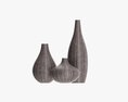 Decorative Vase Set Of Three 3D-Modell