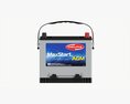 Delphi Maxstart Agm Car Battery 3Dモデル