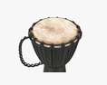 Djembe Percussion Instrument 3D-Modell