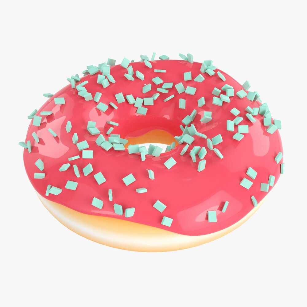 Donut 01 3D 모델 