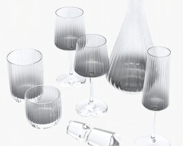 Drinkware Collection 3D model