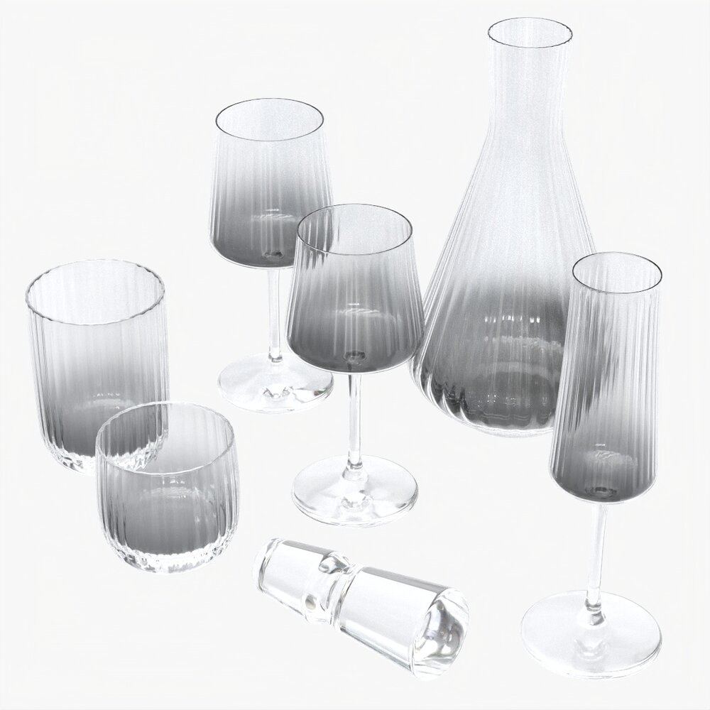 Drinkware Collection 3D模型