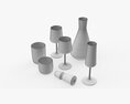 Drinkware Collection 3d model