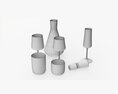Drinkware Collection 3d model