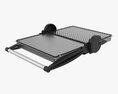 Electric Tabletop Grill Open 3D-Modell