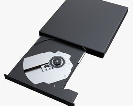External Dvd Usb Drive 3Dモデル