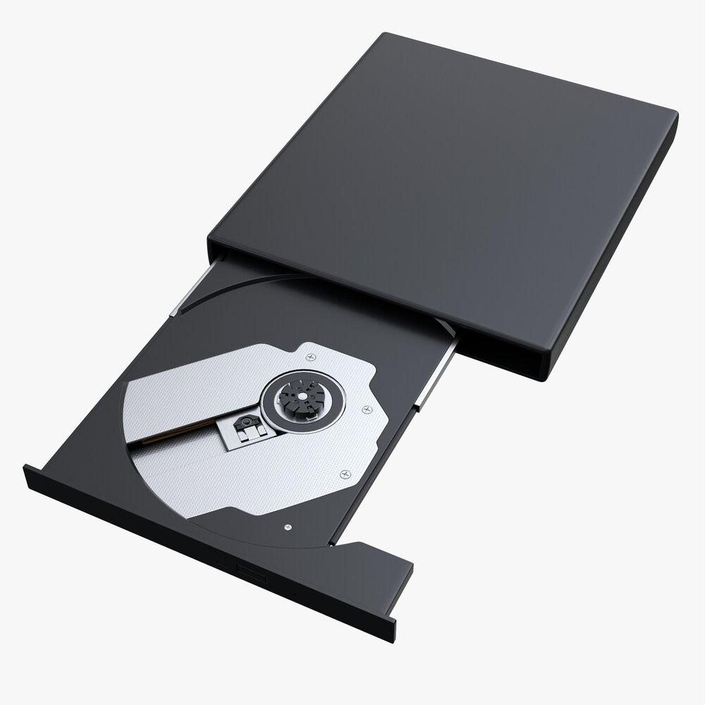 External Dvd Usb Drive 3Dモデル