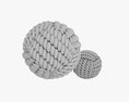 Fabric Balls Decoration Modèle 3d