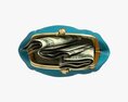 Female Purse With Banknotes Modelo 3d