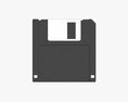 Floppy Disk 01 3D модель