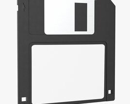 Floppy Disk 02 Modello 3D