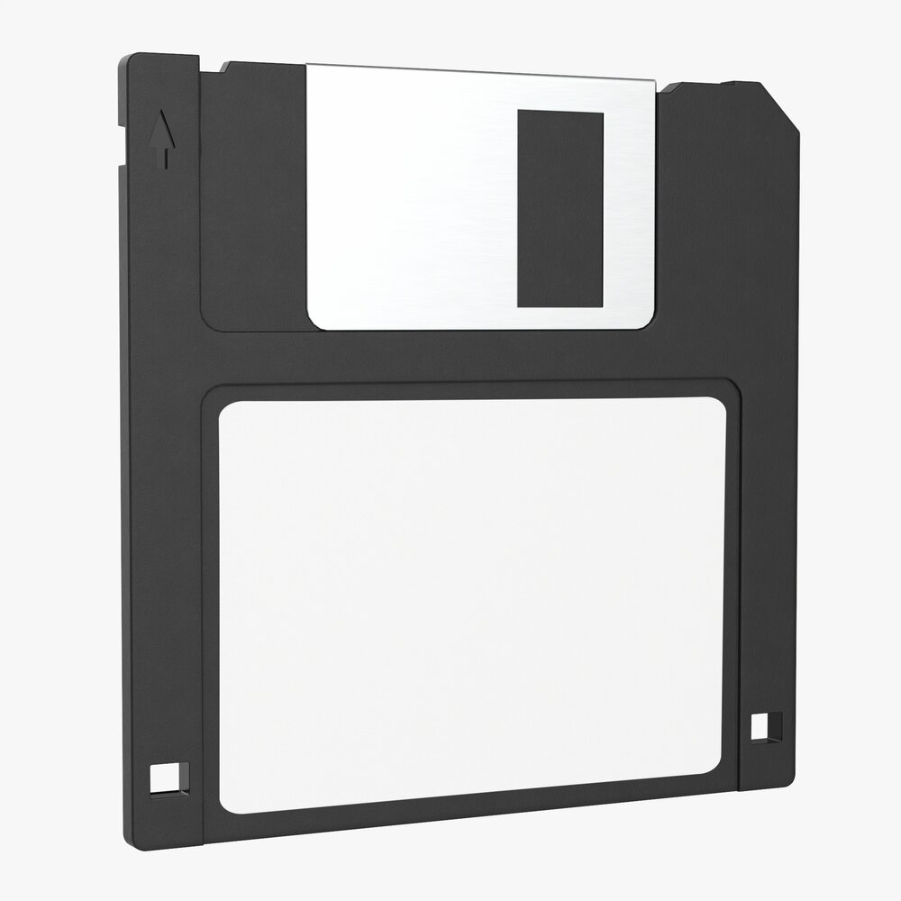 Floppy Disk 02 3D 모델 