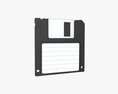 Floppy Disk 03 Modelo 3D