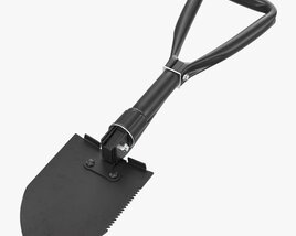 Foldable Mini Shovel Unfolded Modelo 3d