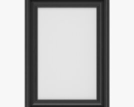 Frame With Picture Portrait 02 3D model
