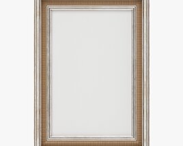 Frame With Picture Portrait 04 3D-Modell