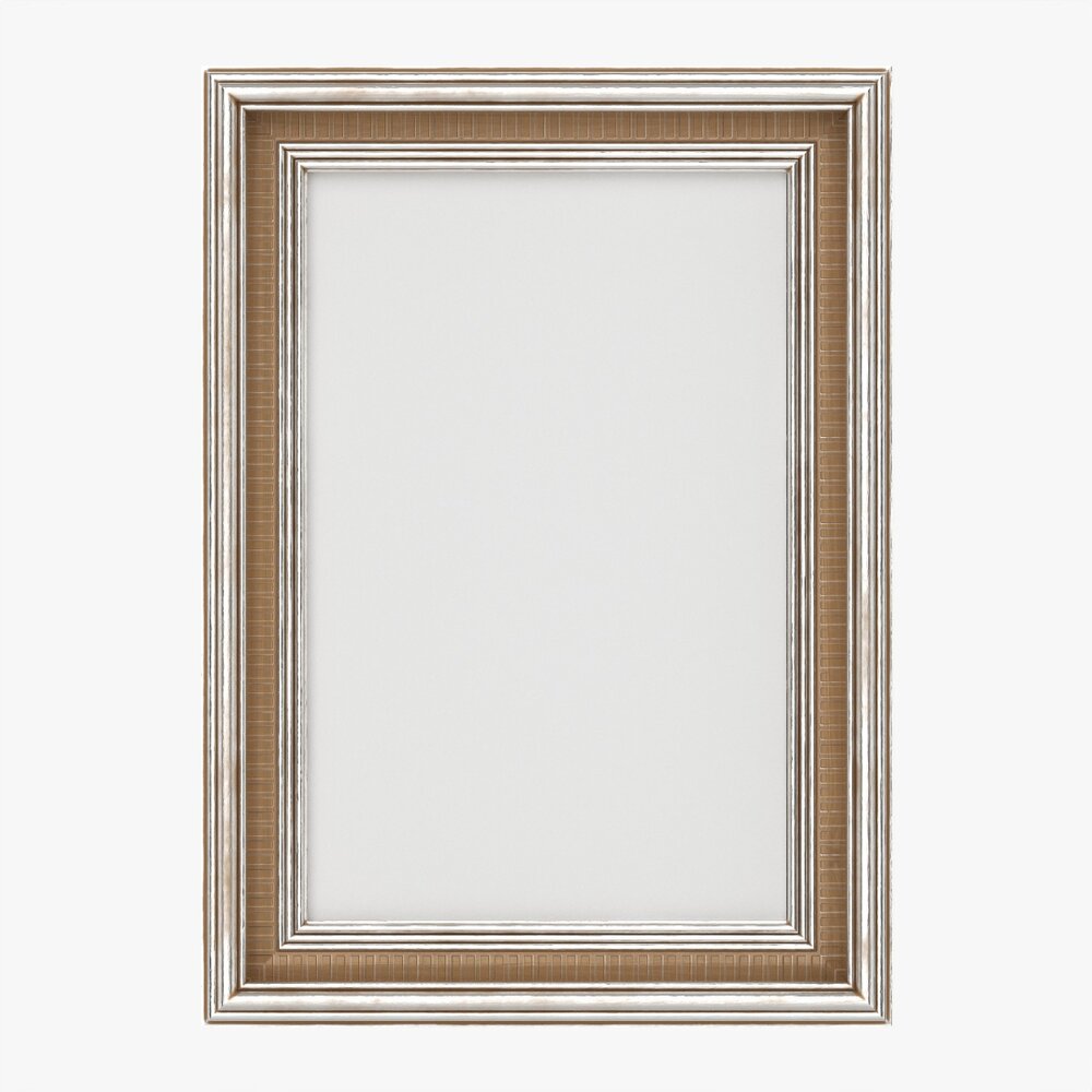 Frame With Picture Portrait 04 3D model