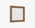 Frame With Picture Square 01 3d model