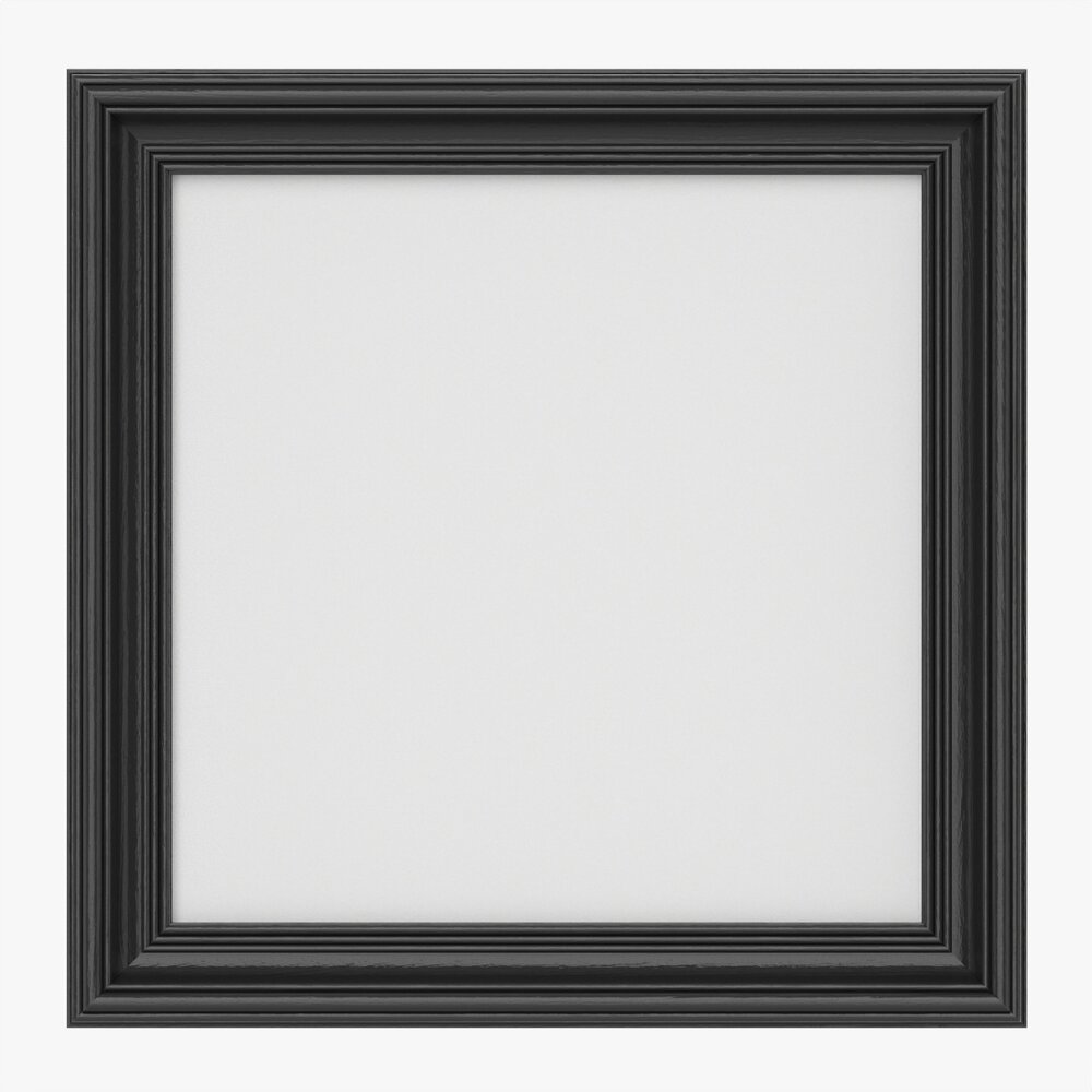 Frame With Picture Square 02 3D 모델 