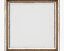 Frame With Picture Square 03 3D model